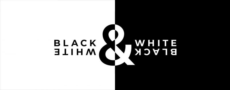 Web design in bianco e nero